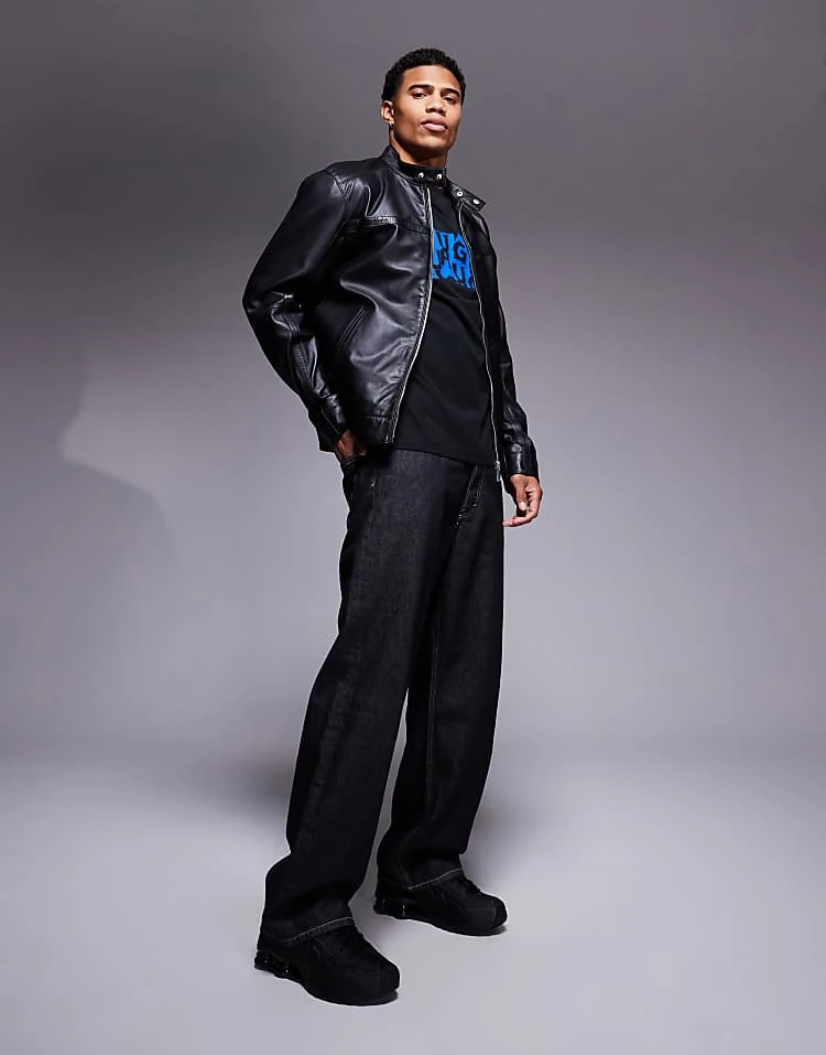 HUGO BLUE Nafralo Scattered Logo T-shirt In Black For Men 2 HUGO BLUE Nafralo Scattered Logo T-shirt In Black For Men - Image 2