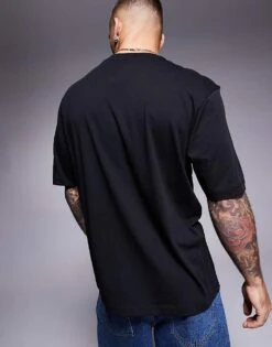 HUGO BLUE Taco Print T-shirt In Black For Men -Hugoro Store 207343018 3