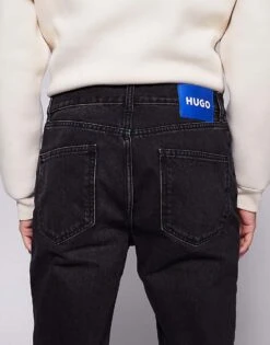 HUGO BLUE Jonah Straight Fit Jeans In Dark Grey For Men -Hugoro Store 207343040 4