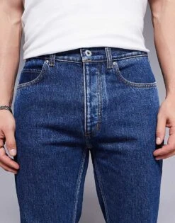 HUGO BLUE Jonah Straight Fit Jeans In Mid Blue For Men Medium Blue -Hugoro Store 207343110 5