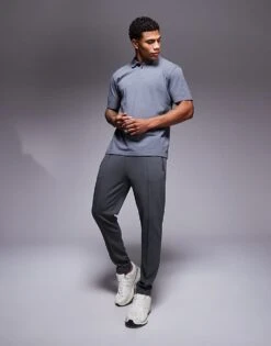 HUGO Red Dangula Polo In Grey For Men Open Grey 8 HUGO Red Dangula Polo In Grey For Men Open Grey -Hugoro Store 207343250 4