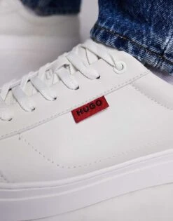 HUGO Red Morrie Trainer In White For Men -Hugoro Store 207343266 3
