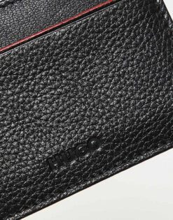 HUGO Red Cardholder In Black For Men -Hugoro Store 207343293 3