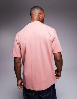 HUGO Red Dapolino Relaxed Fit T-shirt In Pink For Men Open Pink -Hugoro Store 207343325 3