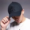 HUGO Red Jude Stacked Logo Baseball Cap In Black For Men