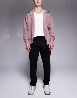 HUGO Red 838 Tapered Fit Jeans In Black For Men 11 HUGO Red 838 Tapered Fit Jeans In Black For Men -Hugoro Store 207343517 1 black 1