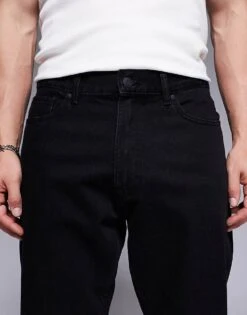 HUGO Red 838 Tapered Fit Jeans In Black For Men 10 HUGO Red 838 Tapered Fit Jeans In Black For Men -Hugoro Store 207343517 5