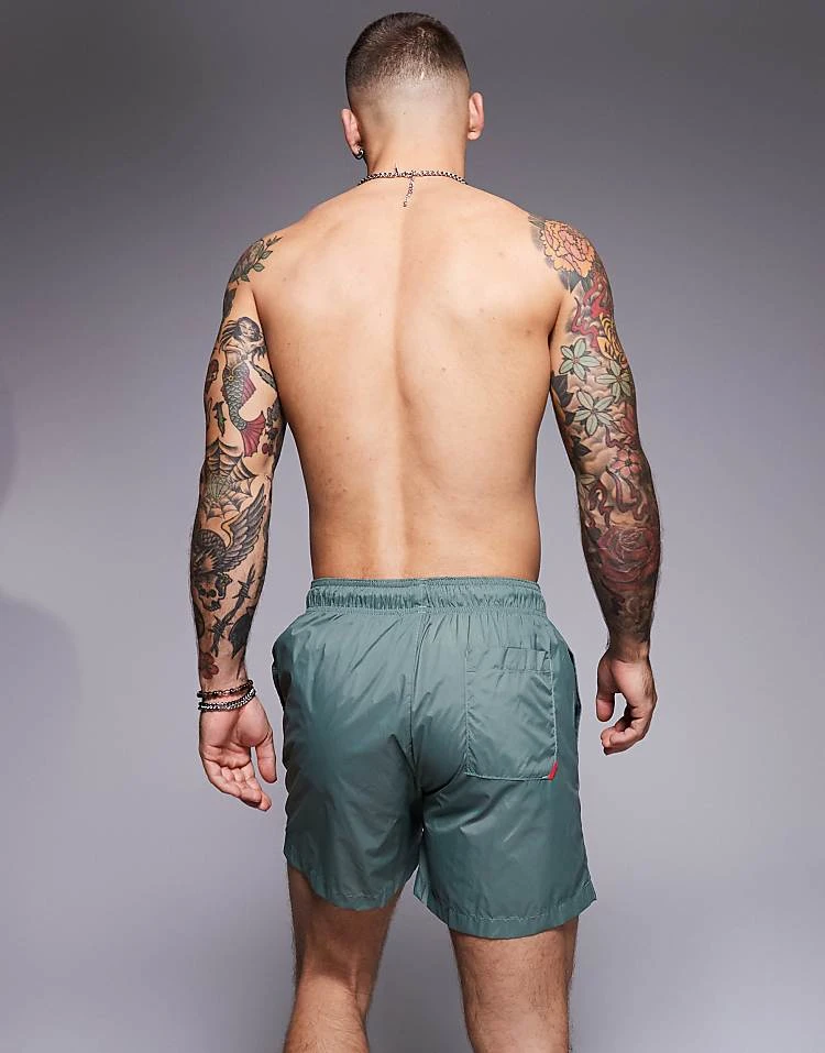 Hugo Red HUGO Haiti Swim Short In Green For Men Open Green 2 Hugo Red HUGO Haiti Swim Short In Green For Men Open Green - Image 2