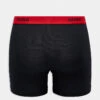 Hugo Red HUGO Bodywear 3-pack Boxer Brief In Black And Red With Design Print For Men Open Miscellaneous