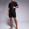 Hugo Red HUGO Bodywear Austin Co-ord Jersey Short In Black For Men