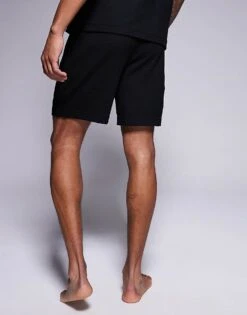 Hugo Red HUGO Bodywear Austin Co-ord Jersey Short In Black For Men 9 Hugo Red HUGO Bodywear Austin Co-ord Jersey Short In Black For Men -Hugoro Store 207350189 4
