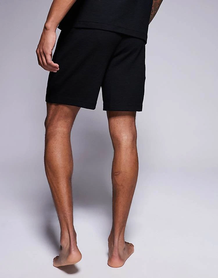 Hugo Red HUGO Bodywear Austin Co-ord Jersey Short In Black For Men 4 Hugo Red HUGO Bodywear Austin Co-ord Jersey Short In Black For Men - Image 4