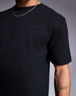 Hugo Red HUGO Bodywear Austin Co-ord T-shirt In Black For Men -Hugoro Store 207350668 3