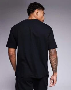 Hugo Red HUGO Bodywear Austin Co-ord T-shirt In Black For Men -Hugoro Store 207350668 4