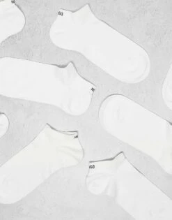 Hugo Red HUGO Bodywear 6-pack Logo Anke Training Socks In White For Men -Hugoro Store 207364798 3