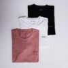 Hugo Red HUGO Bodywear 3-pack Of T-shirts In Black, White And Pink For Men Open Miscellaneous